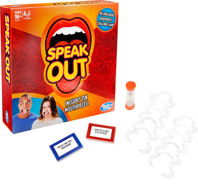 Hasbro Gaming Speak Out Game Board Game