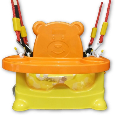 

Smilemakers Honeybee 5 in 1 Swing Baby Chair cum Car Seat, Buster Sheet Non-electric Bouncer(Orange, Yellow)
