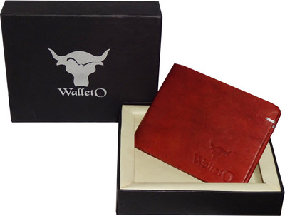 

WALLETO Unisex 100% Genuine Leather Business Card, Personal Id,Credit Card, Driving Licence Card Holder Cum Mini Money Wallet (No.1Wall_13), Slots Space for 6 Card Holder(Set of 1, Brown)