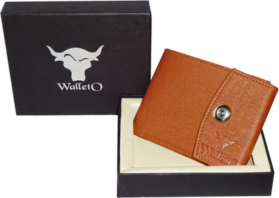 

WALLETO Unisex 100% Genuine Leather Business Card, Personal Id,Credit Card, Driving Licence Card Holder Cum Mini Money Wallet (No.4Wall_1), Slots Space for 8 Card Holder(Set of 1, Beige)