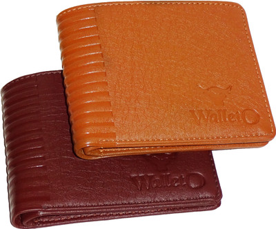

WALLETO Unisex 100% Genuine Leather Business Card, Personal Id,Credit Card, Driving Licence Card Holder Cum Mini Money Wallet (No.8Combo_Wall_09_and_Wall_10), Slots Space for 8 Card Holder(Set of 2, Multicolor)