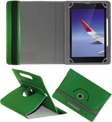 Fastway Book Cover for iBall Slide Wings 8inch(Green, Cases with Holder, Pack of: 1)
