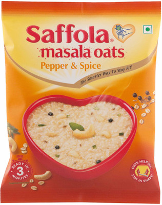 

Saffola Masala Oats Pepper & Spice(39 g, Pouch)