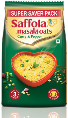 

Saffola Curry and Pepper Masala Oats(400 g, Pouch)