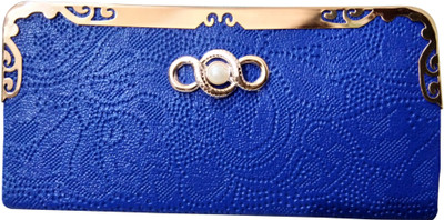 

Haryana Craft Casual Blue Clutch