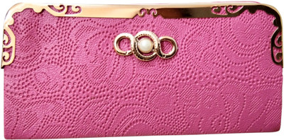 

Haryana Craft Casual Pink Clutch