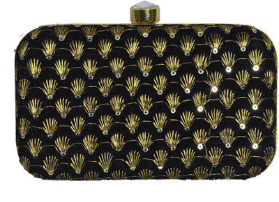 

DUCHESS Party Black Clutch