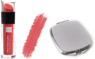 

Blue Heaven Non Transfer Lip Color - Scarlet Red 01 with compact Mirror(Set of 2)