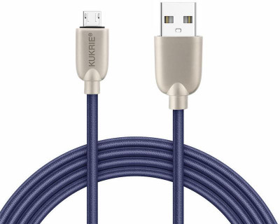 

KUKRIE BLUE METAL Sync & Charge Cable(Blue)