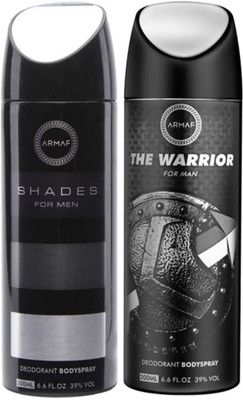 armaf deo SHADE Body Spray - For Men(400 ml, Pack of 2)