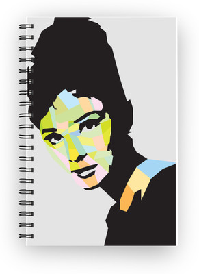 

Inkalabh A5 Notebook(Audrey Hepburn Grey, Multicolor)