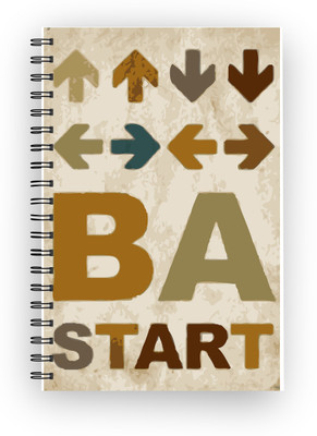 Inkalabh A5 Notebook(Life under Control, Multicolor)