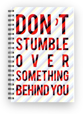 

Inkalabh A5 Notebook(Don’t stumble upon, Multicolor)