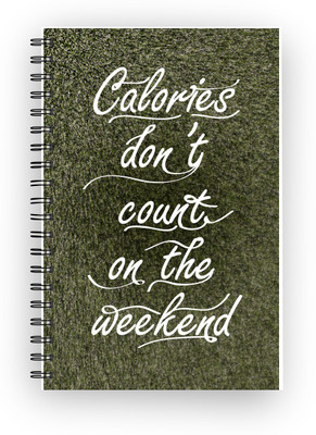 

Inkalabh A5 Notebook(Calories Don’t Count, Multicolor)