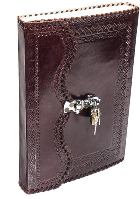 

Anshika International A5 Diary(leather journal, Brown)