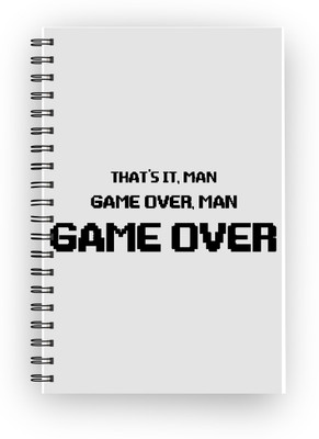 

Inkalabh A5 Notebook(Game Over, Multicolor)