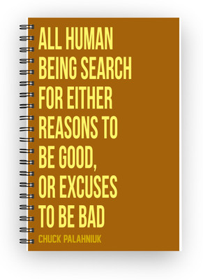 

Inkalabh A5 Notebook(All Humans Search for Reasons, Multicolor)
