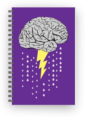 

Inkalabh A5 Notebook(Brain Storming, Multicolor)