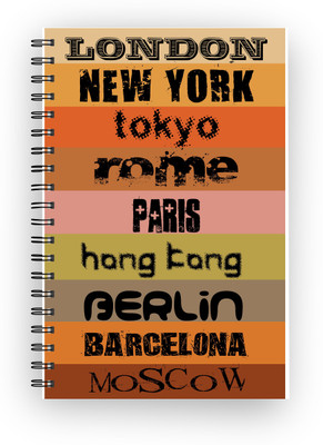 

Inkalabh A5 Notebook(Travel List, Multicolor)