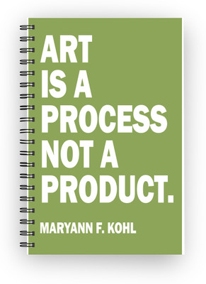 

Inkalabh A5 Notebook(Art is a process, Multicolor)