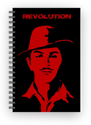 

Inkalabh A5 Notebook(Shaheed Bhagat Singh Revolution, Multicolor)