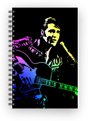 

Inkalabh A5 Notebook(Elvis Presley Illustration, Multicolor)