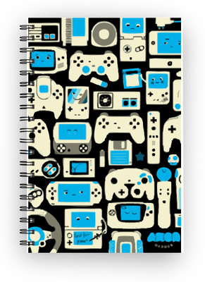 

Inkalabh A5 Notebook(My soul is Consoles, Multicolor)