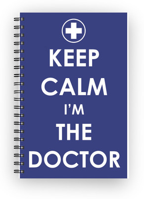 

Inkalabh A5 Notebook(Keep Calm I am the Doctor, Multicolor)