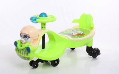 

Baybee Car Non Battery Operated Ride On(Green)