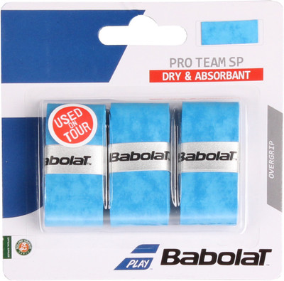

Babolat PRO TEAM SP X 3 Tacky Touch Grip(Blue, Pack of 3)