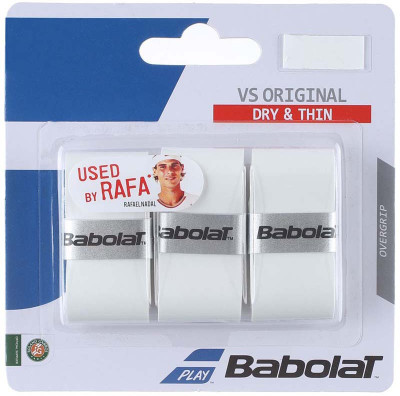 

Babolat VS ORIGINAL X3 Tacky Touch Grip(White, Pack of 3)
