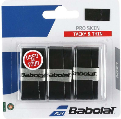 

Babolat PRO SKIN X3 Tacky Touch Grip(Black, Pack of 3)