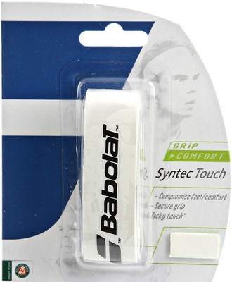 

Babolat SYNTEC TOUCH X 1 Tacky Touch Grip(White, Pack of 1)