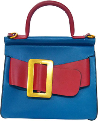 

Tanned Hand-held Bag(Blue)