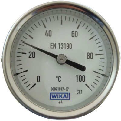

Wika R52.063/4 Range 0 to 100 °C Temperature Gauge Hydrometer