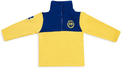 Mini Klub Full Sleeve Solid Baby Boys Jacket, Yellow