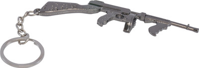 

Chandrika Pearls AK-47 Riflegun Inspired Riflegun Black Metal Design Keyring Key Chain