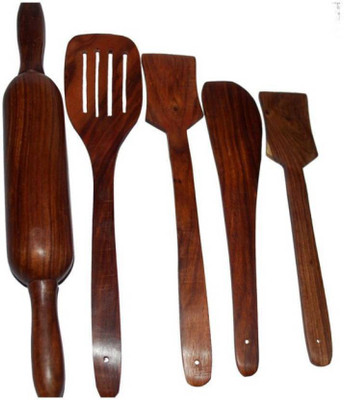 

MartCrown Wood Ladle(Pack of 5)