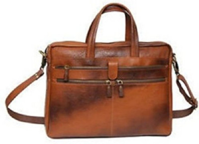 

Hidekin 18 inch Expandable Laptop Messenger Bag(Tan)