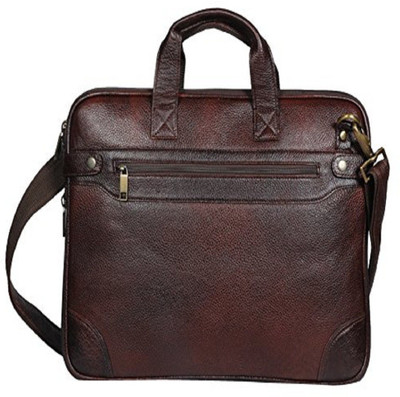 

O.K. International 14 inch Laptop Messenger Bag(Brown)