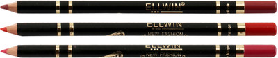 

Ellwin smudge proof super smooth long lasting lip liner combo pack of 3 (Nude::Orange::Pink )(Multicolor,)
