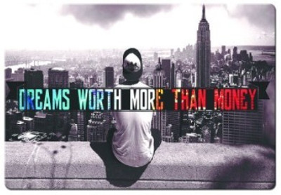 

Dadlace Dreams Worth More Then Money Mousepad(Multicolor)