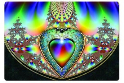 

Dadlace Heart Light Mousepad(Multicolor)