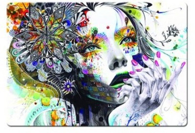 

Dadlace Abstract Painting Girl Mousepad(Multicolor)