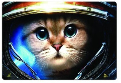 

Dadlace Space Cat Mousepad(Multicolor)