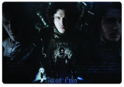 

Dadlace Jon Snow Game Mousepad(Multicolor)