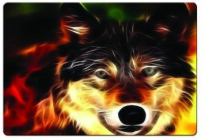 

Dadlace Wolf face Mousepad(Multicolor)