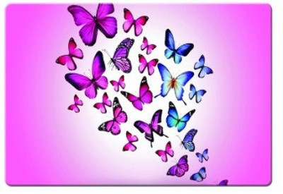 

Dadlace Pink Butterfly Mousepad(Multicolor)