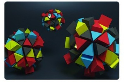 

Dadlace Abstract ball Mousepad(Multicolor)