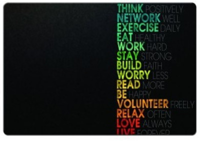 

Dadlace Thik Network Mousepad(Multicolor)
